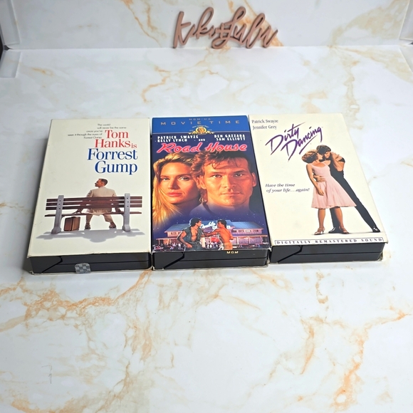 Bundle of vhs tapes patrick swayze forest gump - Picture 1 of 2